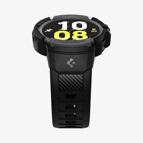ACS06488 - Galaxy Watch 6 Classic (47mm) Case Rugged Armor Pro in black showing the front